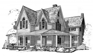 American Farmhouse I American Gothic