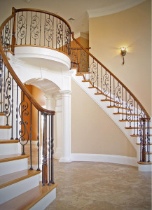 Fitts Monte Carlo & Provence Iron with Traditional Newel.JPG